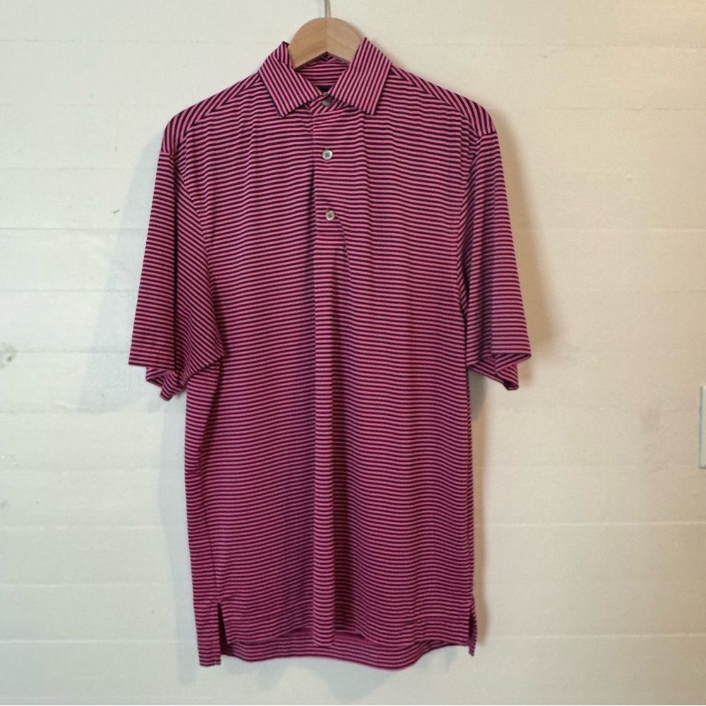 Striped FootJoy Golf Shirt